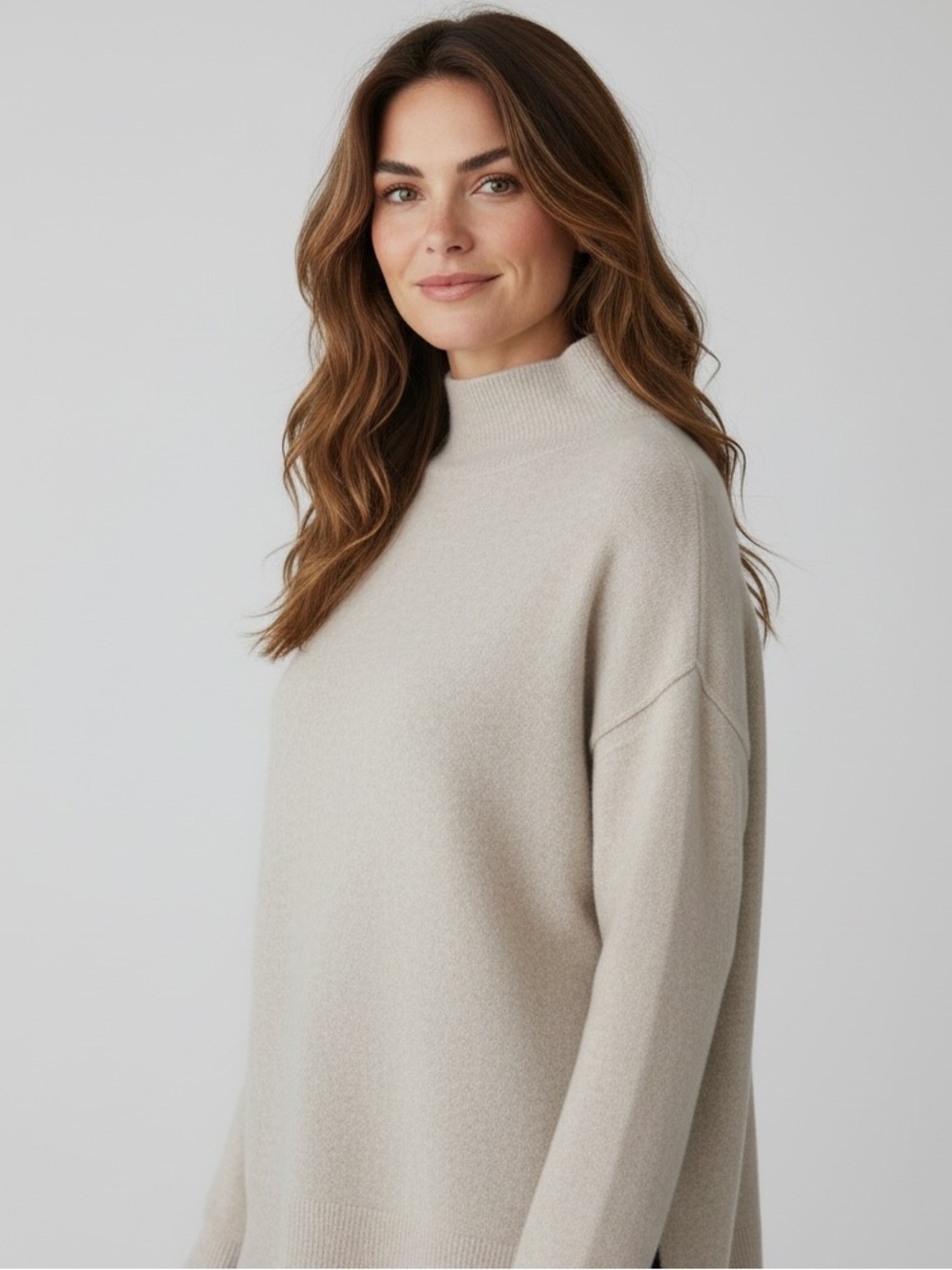 Industry Republic Silver Birch Mock Turtleneck Sweater Sz Small NWT